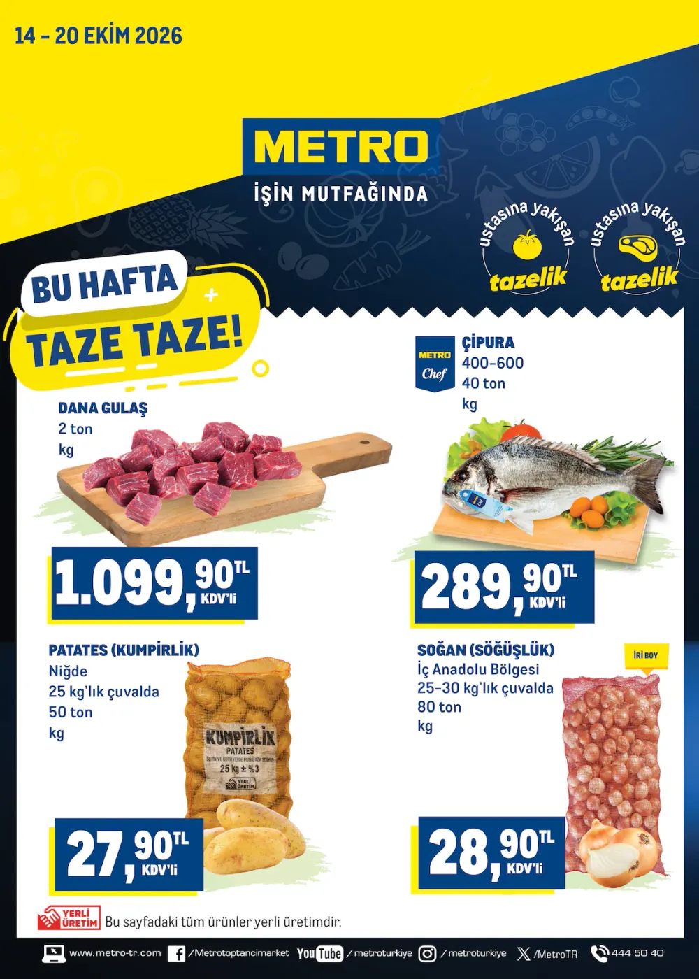 Metro 14-20 Ekim 2026 İndirim kataloğu sayfa 6